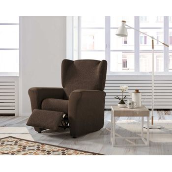 Funda De Sillon Relax Elástica Adaptable Beta, 1 Plaza - 70 - 110 Cm. Plata  Estoralis con Ofertas en Carrefour