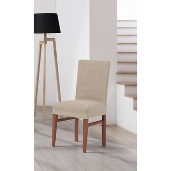 Funda De Sillon Orejero Elástica Adaptable Sara, 1 Plaza - 70 - 110 Cm.  Marron Estoralis con Ofertas en Carrefour