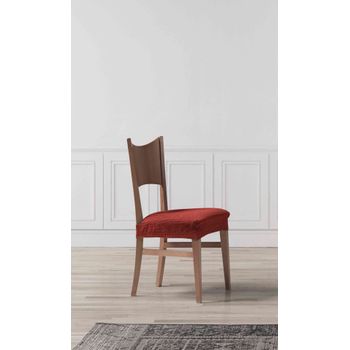 Funda Asiento De Silla Elástica Adaptable Vega, Asiento.  Rojo Estoralis