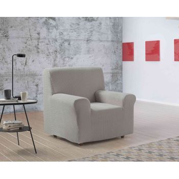 Funda De Sillon Relax Elástica Adaptable Alba, 1 Plaza - 70 - 110 Cm. Gris  Estoralis con Ofertas en Carrefour