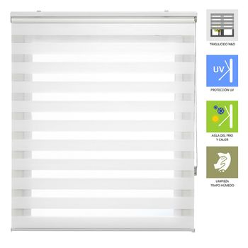 Estor Plegable Básico Traslúcido Blanco Roto 120 X 175 con Ofertas en  Carrefour