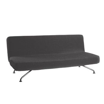 Funda De Sofa Clic Clac Elástica Adaptable Beta, Clic-clac 3 Plazas - 180 - 200 Cm.  Gris Estoralis