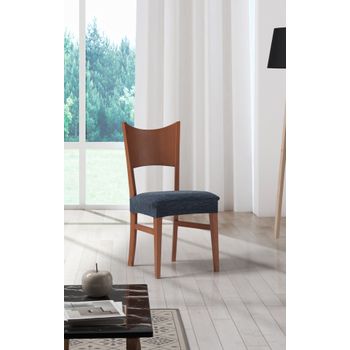 Funda Asiento De Silla Elástica Adaptable Orion, Asiento.  Azul Estoralis