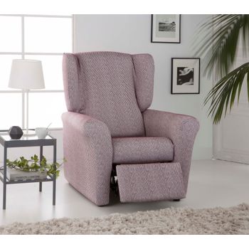 Funda De Sillon Relax Elástica Adaptable Orion, 1 Plaza - 70 - 110 Cm.  Beige Estoralis con Ofertas en Carrefour