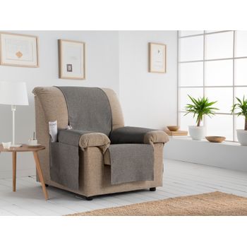 Funda De Sofa Elástica Adaptable Berta, 2 Plazas - 140 - 170 Cm. Lino  Estoralis con Ofertas en Carrefour