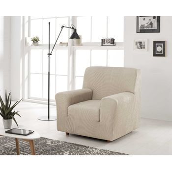 Funda De Sofa Elástica Adaptable Alba, 4 Plazas - 210 - 240 Cm. Marron  Estoralis con Ofertas en Carrefour