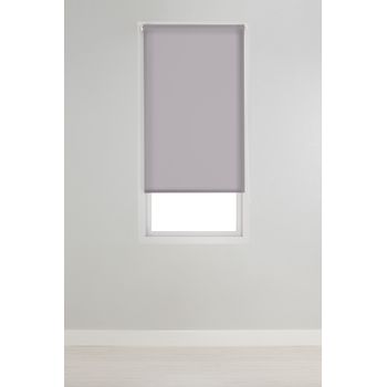 Relaxdays Estor Opaco Enrollable sin Taladrar, Tela-Aluminio, Ancho Tejido  106 cm, 110 x 160 cm, Blanco