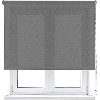 Estor Enrollable Tecnico Screen 5% Apertura Stannis, 170 X 175 Cm.  Gris Oscuro Estoralis