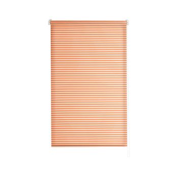 Estor Enrollable Sin Taladrar Easy Fix Translucido Robert,  55 X 190 Cm.  Naranja