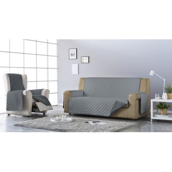 Funda De Sofa Elástica Adaptable Berta, 3 Plazas - 180 - 200 Cm. Maquillaje  Estoralis con Ofertas en Carrefour