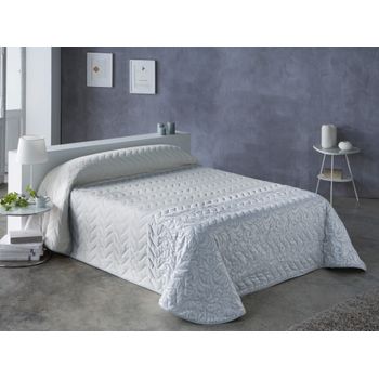 Colcha Jacquard De Primavera Estoralis Para Cama De 135 Cms. Porto Gris