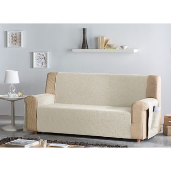 Funda De Sofá Practica, Salva Sofa Trieste, 2 Plazas 110 X 220 Cm.  Maquillaje Estoralis