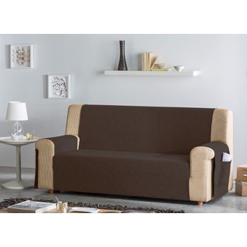 Funda De Sofá Practica, Salva Sofa Triste, 1 Plaza 55 X 220 Cm.  Marróm Estoralis