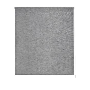 Estor Enrollable Transucido Bran, 130 X 175 Cm. Gris Estoralis