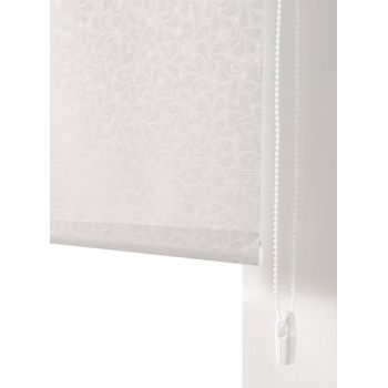 Estor Enrollable Transucido Sandor, 130 X 250 Cm. Blanco Estoralis