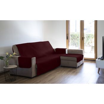 Funda Chaiselongue Acolchada Reversible 240 Brazo Derecha Ava Rojo Estoralis