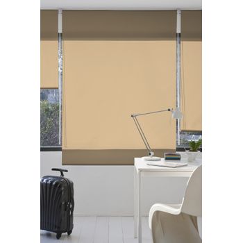 Estor Enrollable Translucido Liso Aral, 130 X 230 Cm. Turron Estoralis