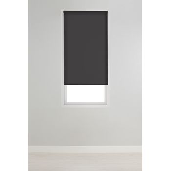 Estor Enrollable Sin Taladrar Easy Fix Translucido Aral,  70 X 180 Cm. Antracita