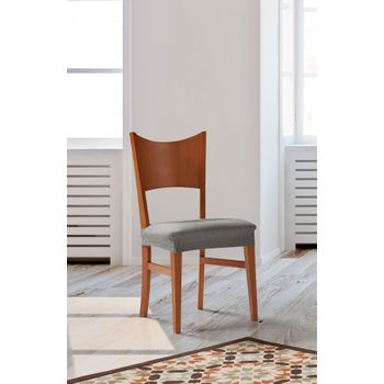 Funda Asiento De Silla Elástica Adaptable Beta, Asiento.  Gris Perla Estoralis