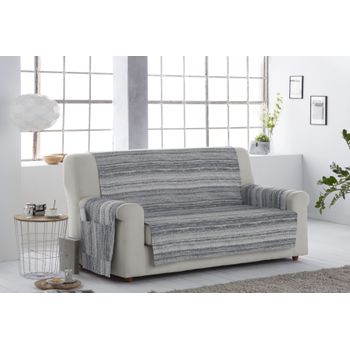 Funda De Sofá Practica, Salva Sofa Jana, 1 Plaza 55 X 220 Cm.  Gris Estoralis