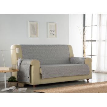 Funda De Sofá Practica, Salva Sofa Ona, 2 Plazas 110 X 220 Cm.  Gris Estoralis