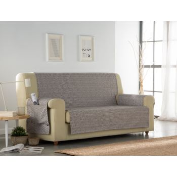 Funda De Sofá Practica, Salva Sofa Ona, 2 Plazas 110 X 220 Cm.  Marron Estoralis