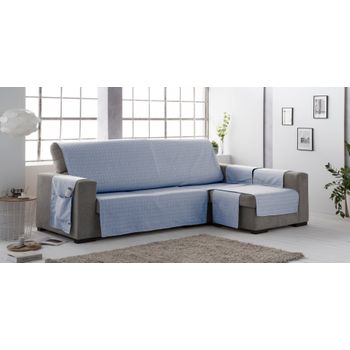 Cubre Sofá Protector Antimanchas Acabado Aterciopelado Turin Gris Chaise  Longue Izquierdo Extra 290 Cm con Ofertas en Carrefour