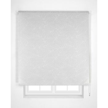 Estor Enrollable Transucido Selene, 130 X 250 Cm. Blanco Estoralis