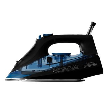 Black & Decker Bxir2606e Plancha Vapor-seco Suela De Cerámica 2600 W Negro, Azul