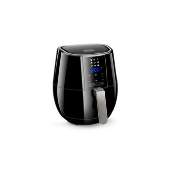 Moulinex Easy Fry Deluxe 4.2 L EZ401D Freidora de Aire Sin Aceite,  Revestimiento Antiadherente, Pantalla Digital Táctil, 8 Programas de  Cocinado