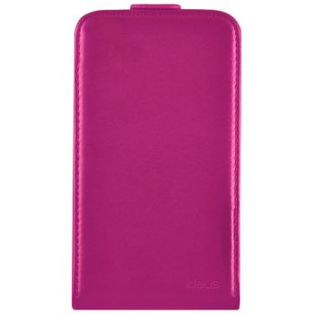 Funda De Cuero Rosa Para Samsung Galaxy Core