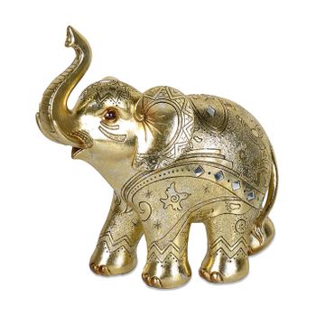 Elefante 28.5*28 Dorado Picasso