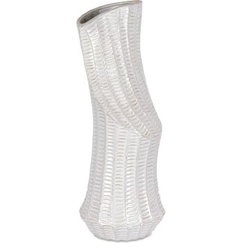 Jarron 52cm Blanco Ceramica Creta