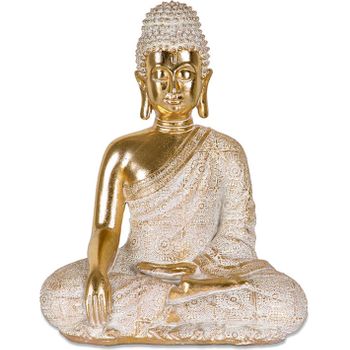 Figura Thai Con Postura De Yoga Y Color Dorado Xian