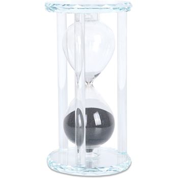 Reloj De Arena De Cristal Arena Negra Sandy