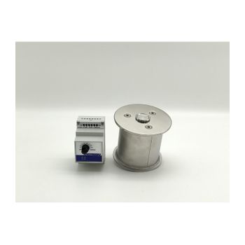 Kit Pulsador Pierzoeléctrico Inox Y Temporizador Eléctrico Spa Jacuzzi Cascadas