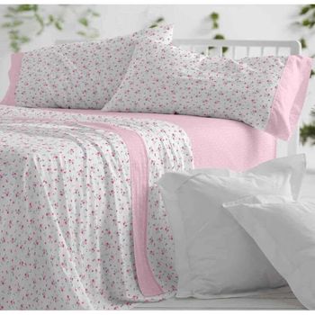 Juego de sábanas pirineo Capri malva rosa Medidas sábanas Cama 90cm