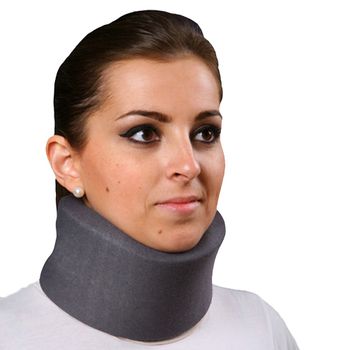 Collarín Cervical Semiduro, Color Gris  Talla S (38 Cm)