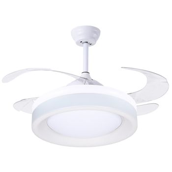 Akunadecor - Ventilador De Techo Metal Blanco Titan