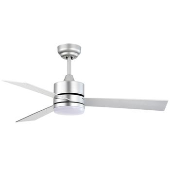 Akunadecor - Ventilador De Techo Metal Plata Kilim