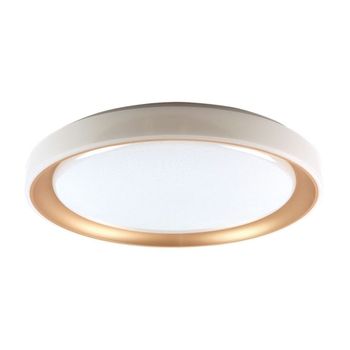 Plafón Kigali Bel Air 72w Luz Led 6480 Lm Con Mando Regulador Blanco/oro Ø50x7 Cm