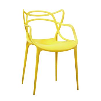 Silla Thonet Yellow 55x47x84 Italian Design