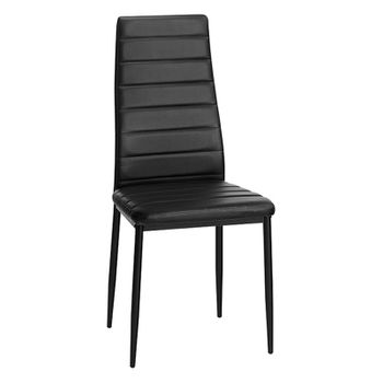 Silla Pisa Black 47x40x98 Italian Design