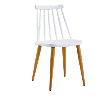 Silla Sticks Blanca 77x46x42 Italian Design