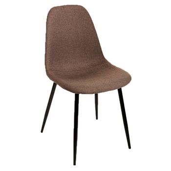 Silla Norway Marrón 86,5x56x43 Italian Design