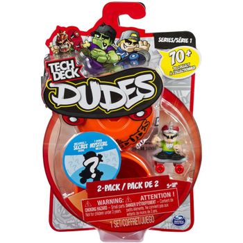 Mini Figuras Tech Deck Dude 2pk Unidades Surtidas