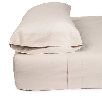 Funda De Almohada Poliéster-algodón En Colores Lisos.90 (45x110cm) Beige