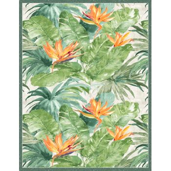 Alfombra Vinilo Tropical Du-01 155x200x0,22 Cm