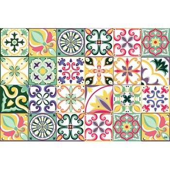 Vilber Azulejos. Alfombra Vinilo Coimbra.2805 Du-01 100x155x0,22 Cm