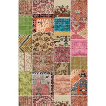 Vilber Kilim Patch. Alfombra Vinilo Sharif.2804 Du-01 78x120x0,22 Cm